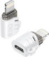 XO Converter micro USB female to Lightning male White (XO-NB256F)