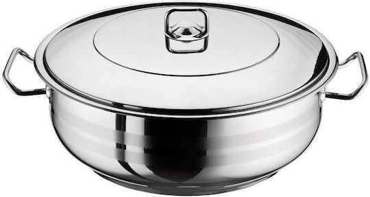 Max Home Ανοξείδωτη Ρηχή Κατσαρόλα 14lt / 36cm Max Home Ανοξείδωτη Ρηχή Κατσαρόλα 14lt / 36cm