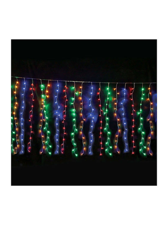 360 Λαμπάκια LED 2μ. x 200εκ. RGB τύπου Κουρτίνα