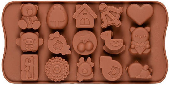 Formă de Patiserie din Silicon 21x10x1buc 1buc