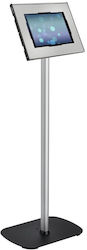 Suport de podea din aluminiu Vogel's + suport pentru tablete cu dimensiuni minime de 236x166x3mm și maxime de 285x186x10mm