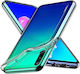 Slim Fit Liquid Umschlag Rückseite Silikon Transparent (Huawei P40 Lite E)