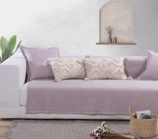 Nef-Nef Homeware Aronia Τριθέσιου Καναπέ Π170xΜ300cm Lilac