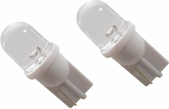Carpoint Lămpi Autoturismului T10 LED Alb 12V 5W 2buc