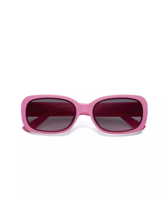 Okkia Women's Sunglasses with Pink Plastic Frame and Pink Lens OK028SP