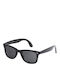 Jack & Jones Herren Sonnenbrille mit Schwarz Kunststoff Gestell und Schwarz Linse