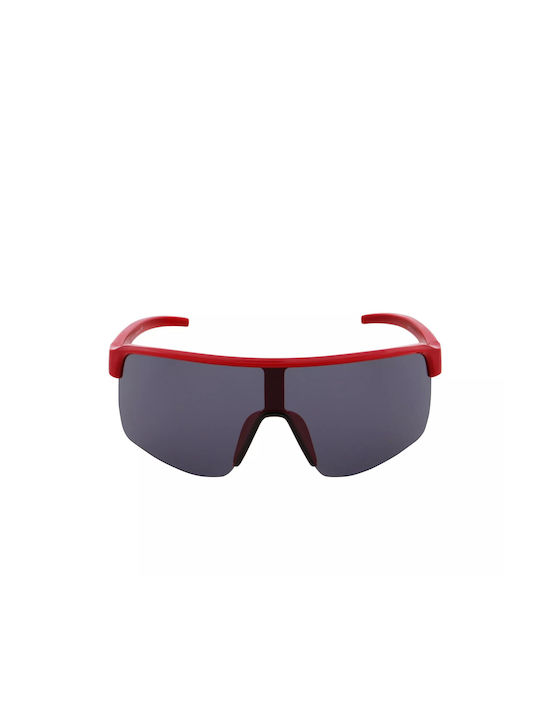 Red Bull Spect Eyewear Ochelari de soare cu Roșu Din plastic Rame și Gri Lentilă DAKOTA-005