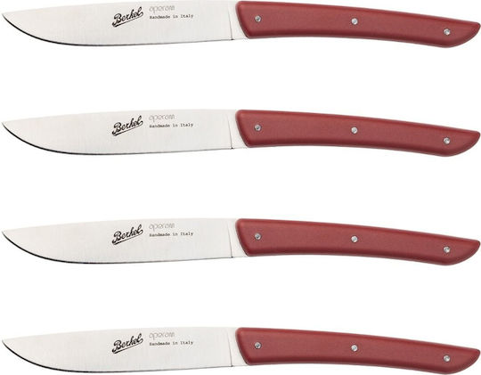 Berkel Μαχαίρια Steak από Ανοξείδωτο Ατσάλι 11cm 4τμχ