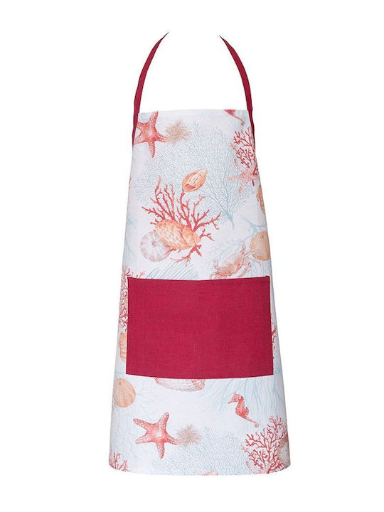 Dimeco Apron White 80x70cm