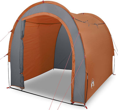 vidaXL Σκηνή Camping Τούνελ Πορτοκαλί για 4 Άτομα 178x183x178εκ.