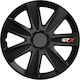 Radzierblenden Set Cridem Gtx Carbon 4tlg - Schwarz - 17''