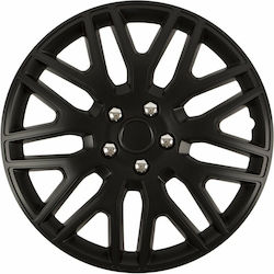 Set Capace De Roți Auto Cridem Dakar Nc 4 Bucăți Negru/Crom 14''