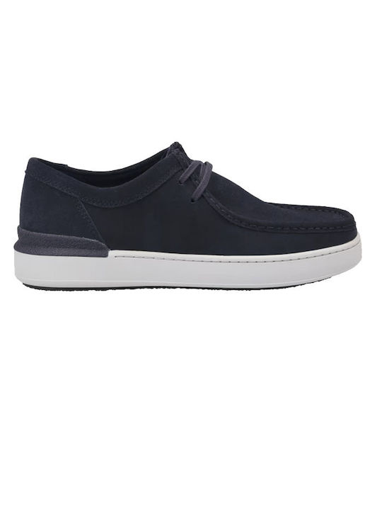 Clarks Courtlite Wildleder Herren Freizeitschuhe Blau