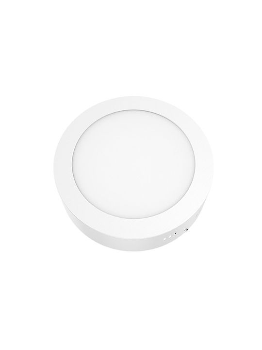 Aca Round Metallic Recessed Spot with Integrated LED and Warm White Light White 20.9x20.9cm. 1pcs
