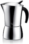 Tescoma Stovetop Espresso Pot for 4 Cups Inox Brown