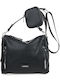 Verde Damen Tasche Schulter Schwarz