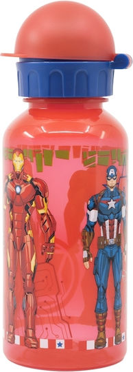 Stor Sticlă Pentru Copii Avengers Material Plastic 370ml