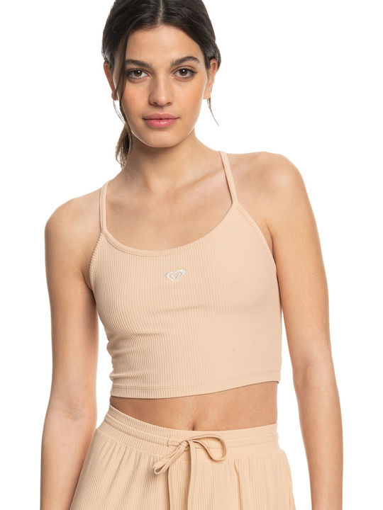 Roxy Bluza Sport de Damă Fără mâneci Toasted Almond