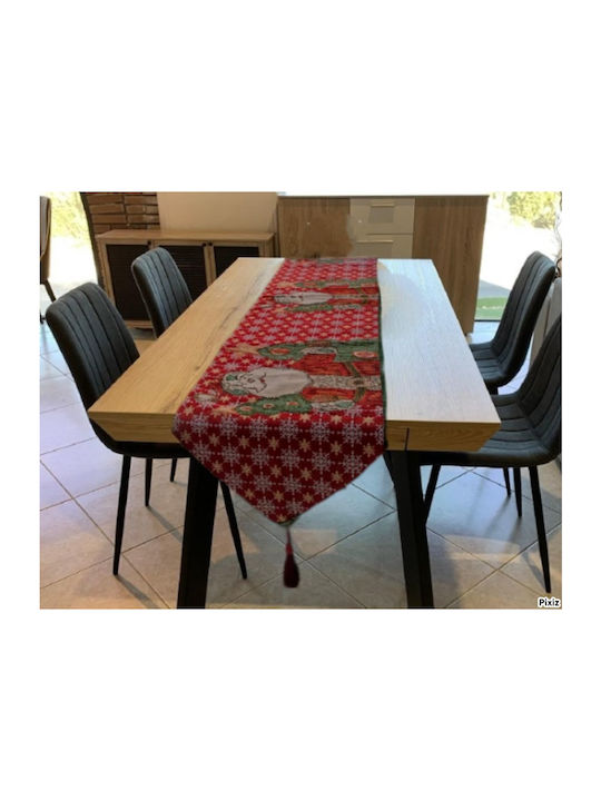 Christmas Tablecloth Runner Fabric L40xW180cm 1pcs