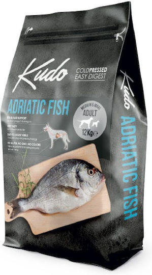 Kudo 3kg Dry Food for Adult Medium & Large Breed Dogs with Fish