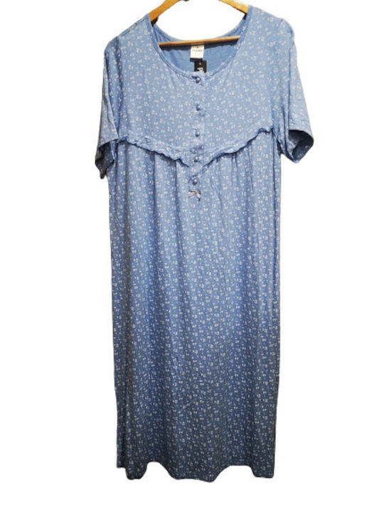 Lingerie Boutique Summer Women's Nightdress blue
