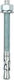 Metallischer Auswerferanker (Stecker) mit Tülle Din9362 - 16x145 - Din936216145