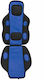 4cars Seat Covers 1pcs - Albastru
