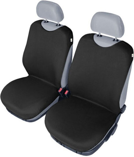Cridem Undershirt Undershirt Front Seat Cover 2pcs - Negru