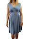 Sommer Damenkleid Hellblau