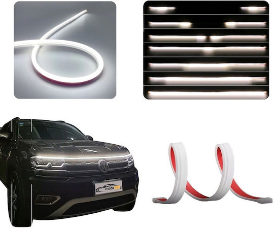 Flexible Tagfahrlichter Unter Der Motorhaube 150cm DRL LED 12V + Wow - 1 Stk
