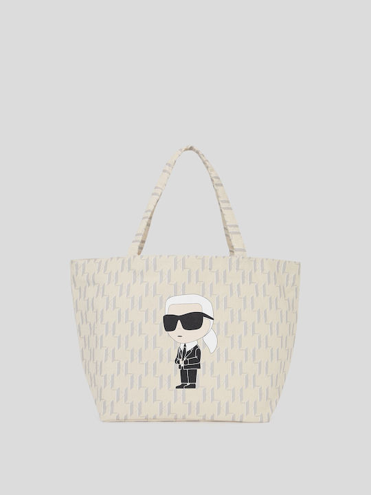 Karl Lagerfeld Women's Bag Shopper Shoulder Beige