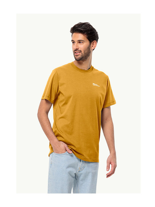 Jack Wolfskin T-shirt Κίτρινο