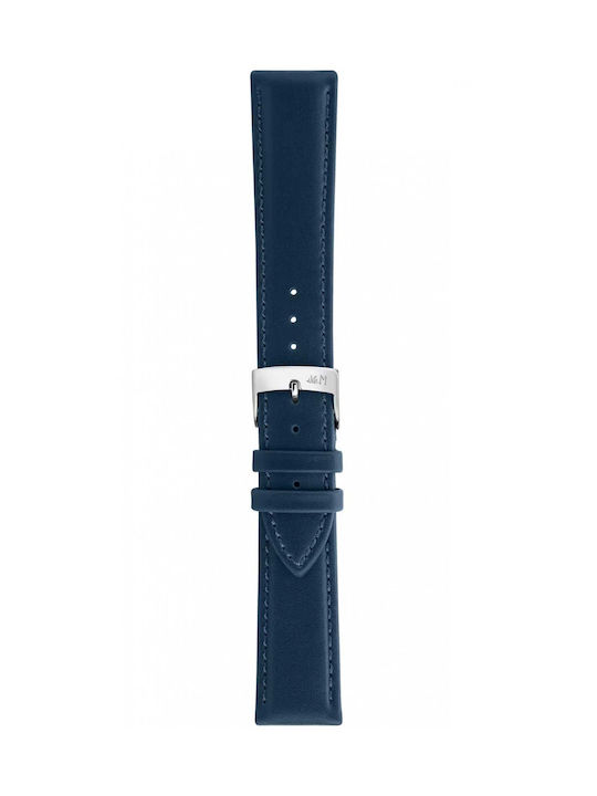 Morellato Leather Strap Blue 18mm