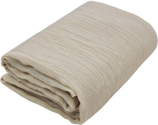 Decoration Fabric Gauze 150x1000cm Ecru