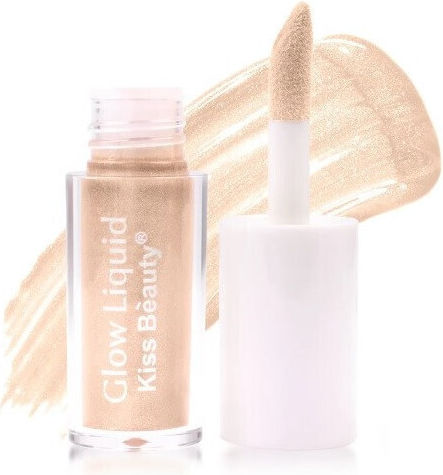 Iluminator Lichid, Kiss Beauty, Liquid Glow Highlight, 02, 4 Ml