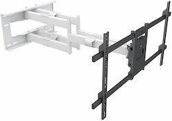 Multibrackets M Universal Long Reach Arm HD 910mm Dual Βάση Τηλεόρασης Τοίχου με Βραχίονα έως 80"