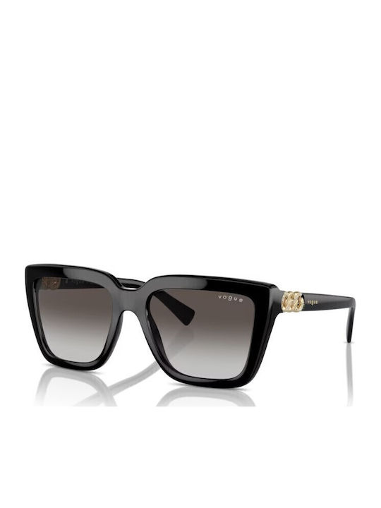 Vogue Women's Sunglasses with Black Plastic Fra...