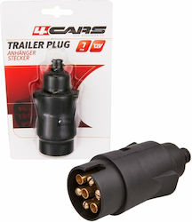 4cars Trailer Socket Plug with 7 pin 12V