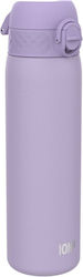 Ion8 Water Bottle Stainless Steel 600ml Purple Ion8 Water Bottle Stainless Steel 600ml Purple