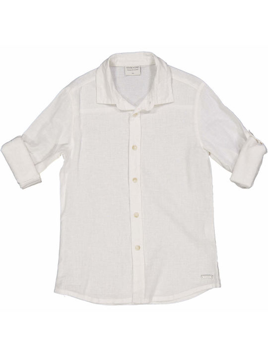 Birba Trybeyond Kids Linen Shirt White