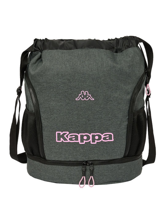 Kindertasche Rucksack Kappa Silber Rosa Bunt