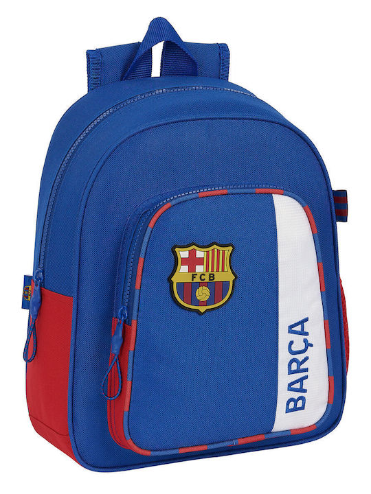 Ученическа Раница F.c. Barcelona Синя Бордо 27 X 33 X 10 См