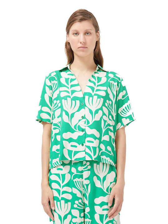 Compania Fantastica Women's Short Sleeve Shirt Green