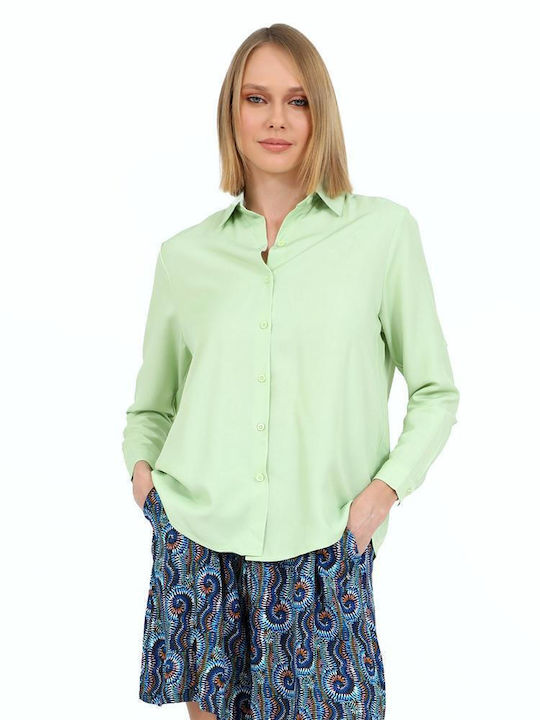 Doca Women's Long Sleeve Shirt Green
