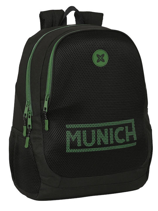 School Bag Munich Caviar Black 32 X 44 X 16 Cm