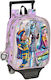 Σχολική Τσάντα Με Ρόδες Monster High Best Boos Λιλά 22 X 27 X 10 Cm