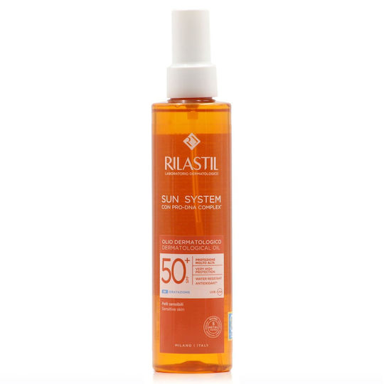 Rilastil Sun System Αδιάβροχο Αντηλιακό Λάδι Σώματος SPF50+ σε Spray 200ml