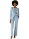 Damen Light Blue Set mit Hose