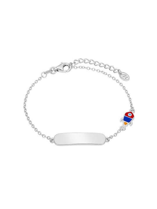 Marea Kinderarmband ID aus Silber