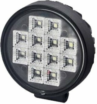 Kamar 12led Work Lamp Metal Round With Switch 12/24v